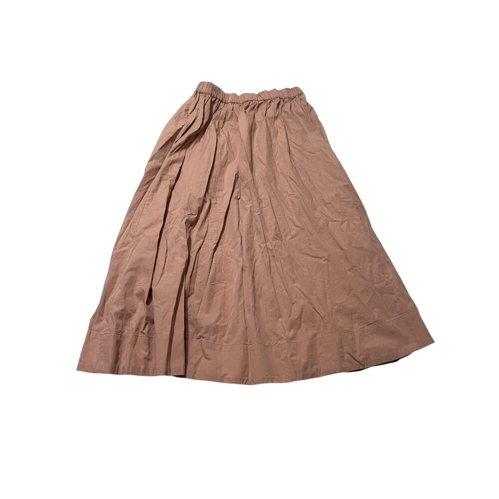 Free People Skirt Womens Emilia Pleated A Line Maxi Boho Ruffle Size XS - Picture 3 of 3